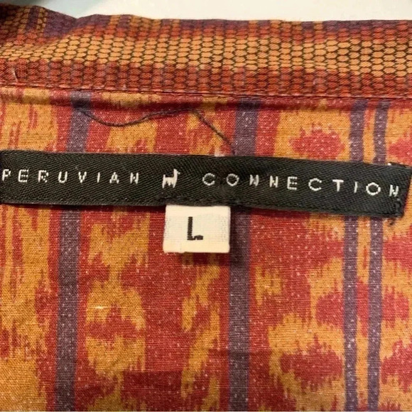 Peruvian Connection 100% pima cotton  robe with belt - Picture 2 of 7